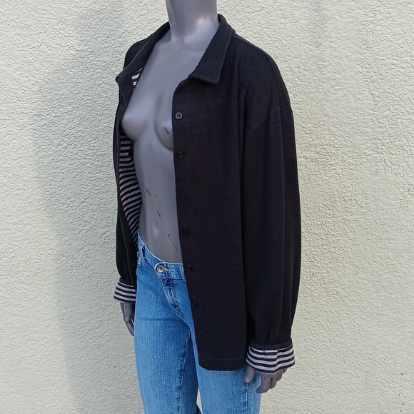 ERIKA II COLLECTION LADIES COTTON BLEND CARDIGAN W/STRIPED TRIM (RUSSIA) - Picture 1 of 17